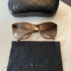 Vintage Chanel 5186 Cat Eye Sunglasses Tortoise